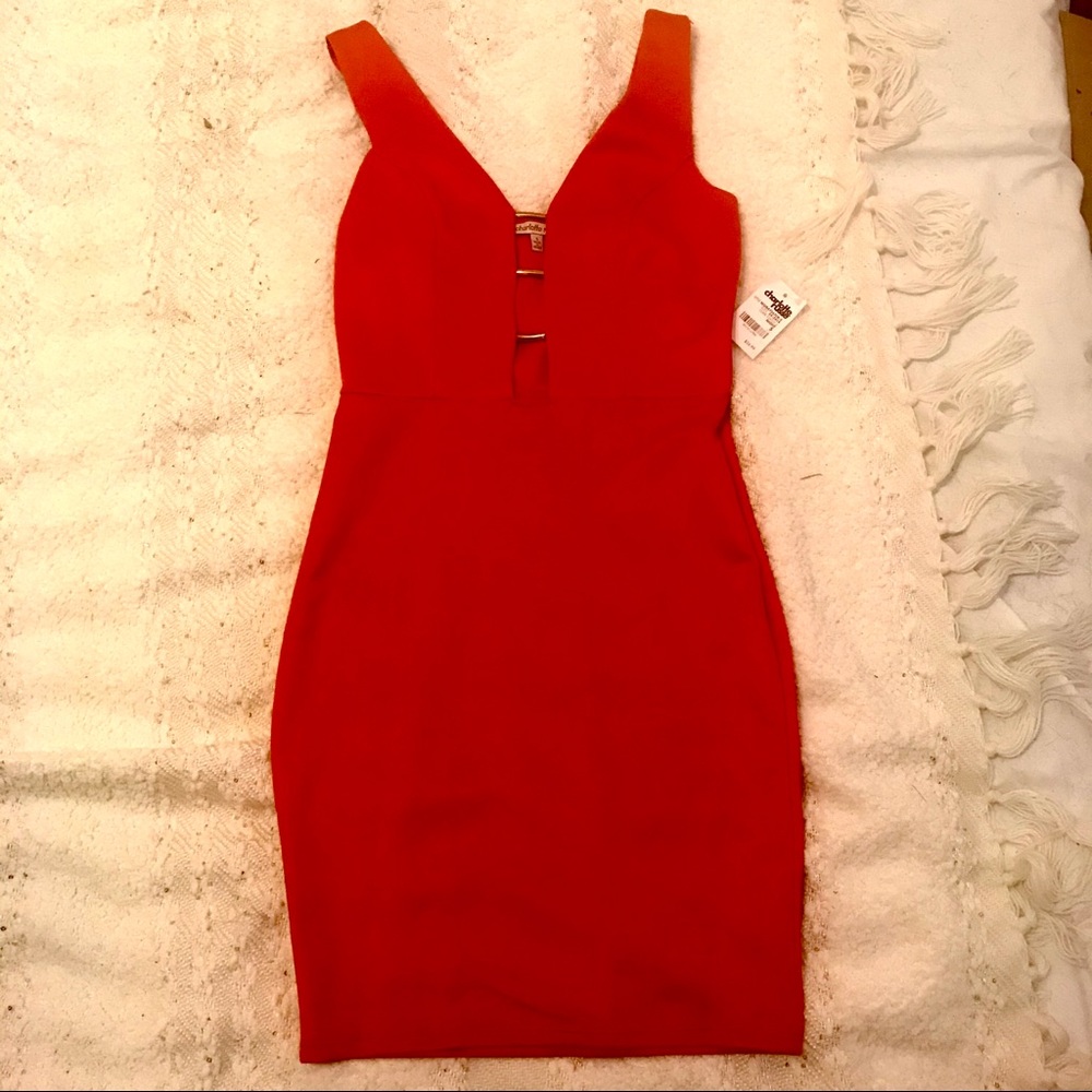 Women’s - Red Bodycon Dress